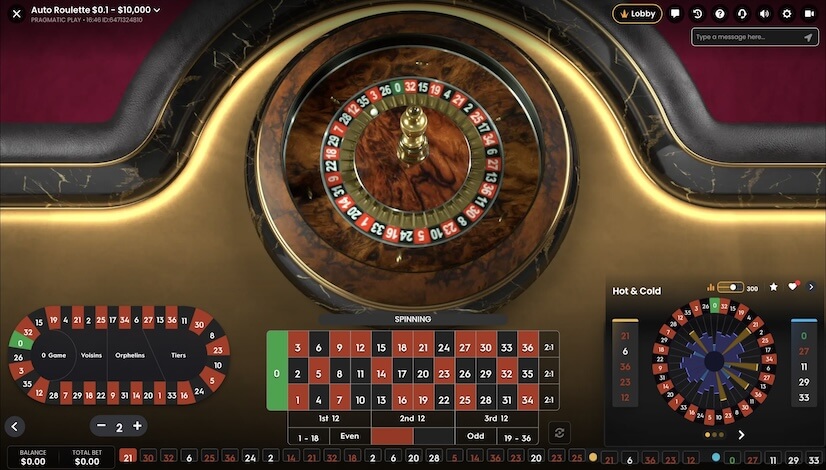 Screen Auto Roulette (Pragmatic Play) 2
