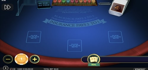 European Blackjack Pragmaticplay