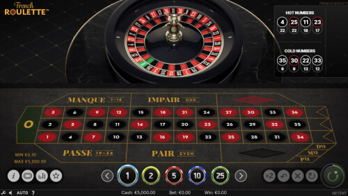 French roulette Netent