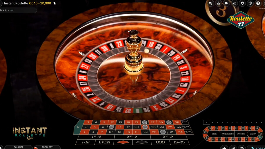 Screen Instant Roulette 3