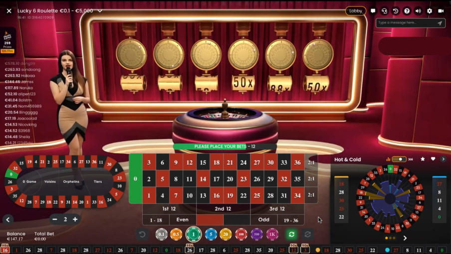 Screen Lucky 6 Roulette 3