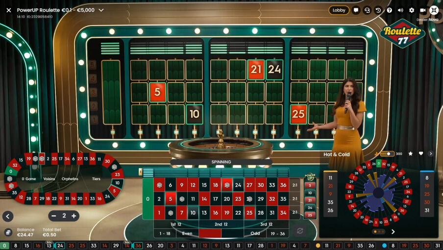 Screen Power Up Roulette 2