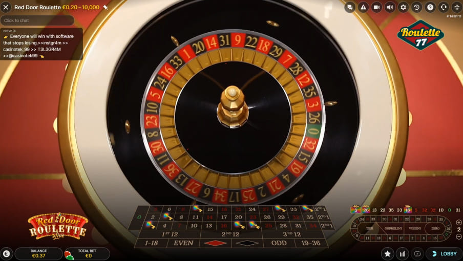 Screen Red Door Roulette 2