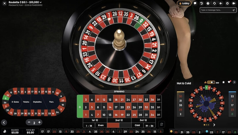 Screen Roulette Ruby 1